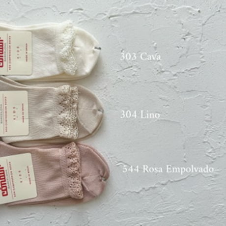 condor / Short socks with openwork cuff 2362-4