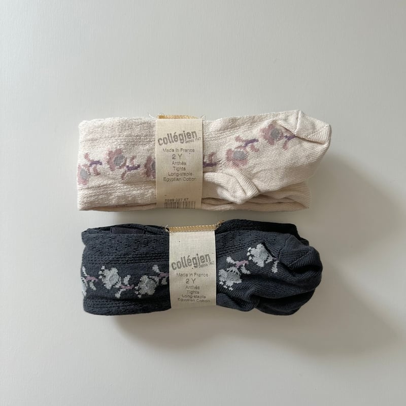 Collegien / Anthéa - Jacquard Flower Pointelle