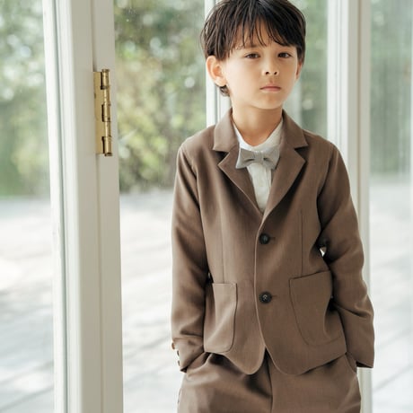 Tailored jacket / milk cocoa
