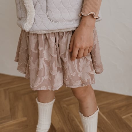 kids Gather skirt / dusty pink flower