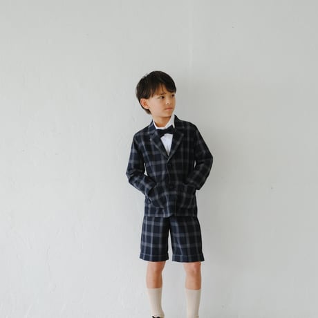 Short pants / navy check