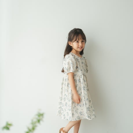 Summer cinnamon dress / Pale bloom