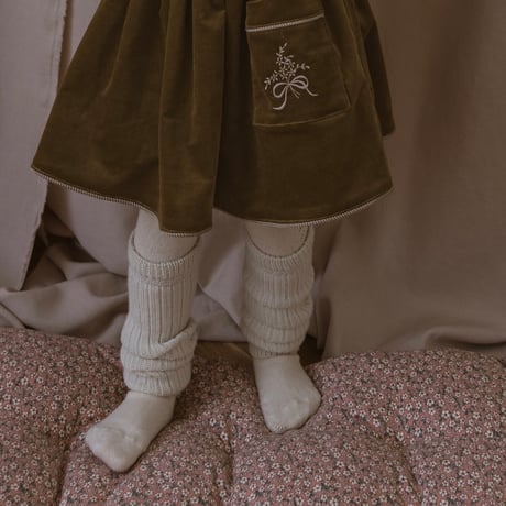 Collegien / Hélène - Ribbed Merino Wool Legwarmers