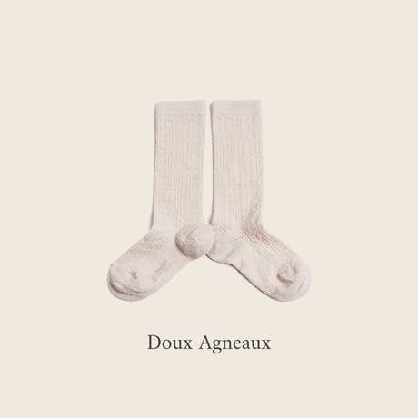 Collegien / Adèle - Pointelle Merino Wool Knee-high Socks
