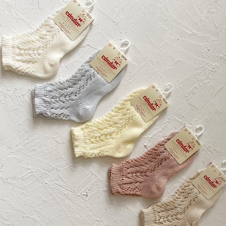 condor / Perle openwork short socks A 2518-4
