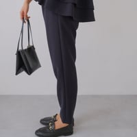 ladies Straight tuck pants / navy