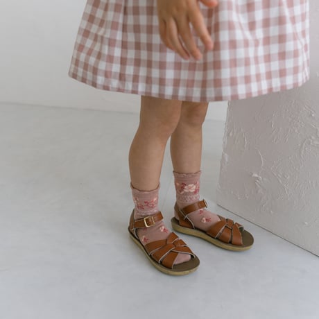 Collegien / Camélia - Jacquard Flower Ankle Socks