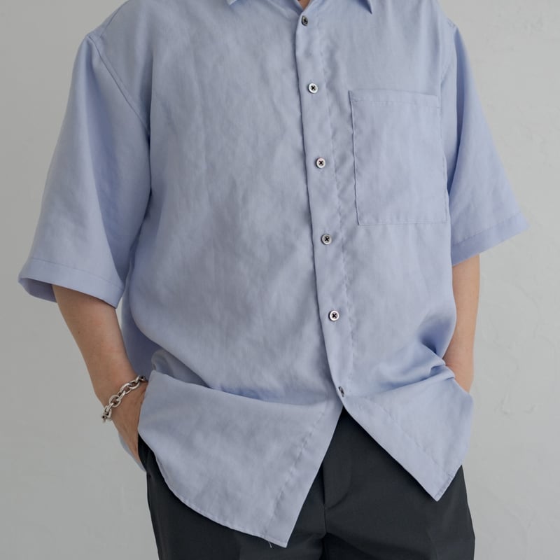 Mens Summer shirt / Powder blue | june -little