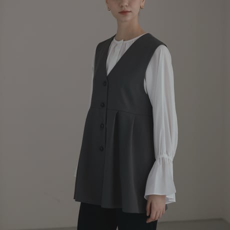 ladies Gilet / charcoal
