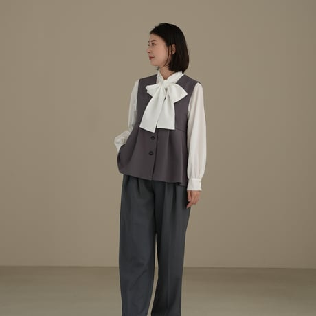 ladies Gilet / charcoal
