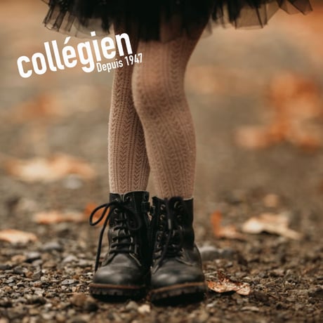 Collegien / Angélique- Pointelle Merino Wool Tights
