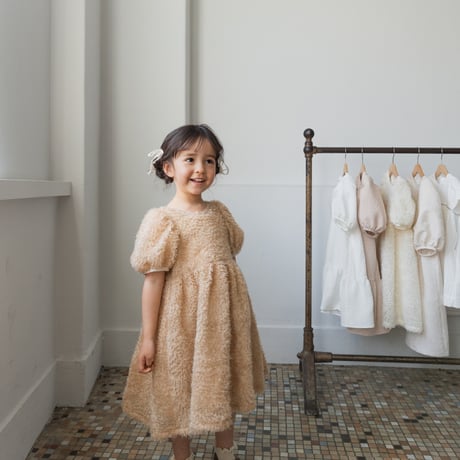 Anniversary dress / pink beige
