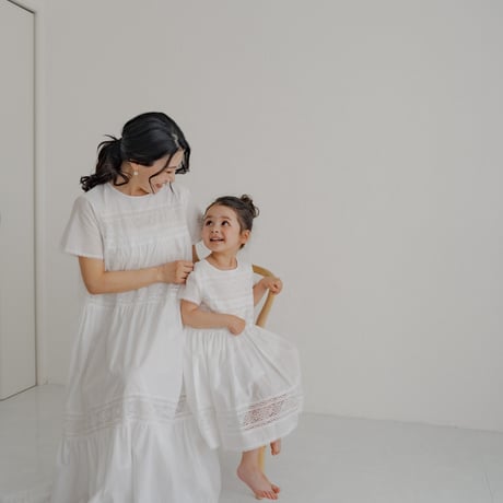 ladies Kouglof dress / White