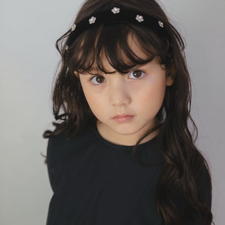 Velvet head band / flower