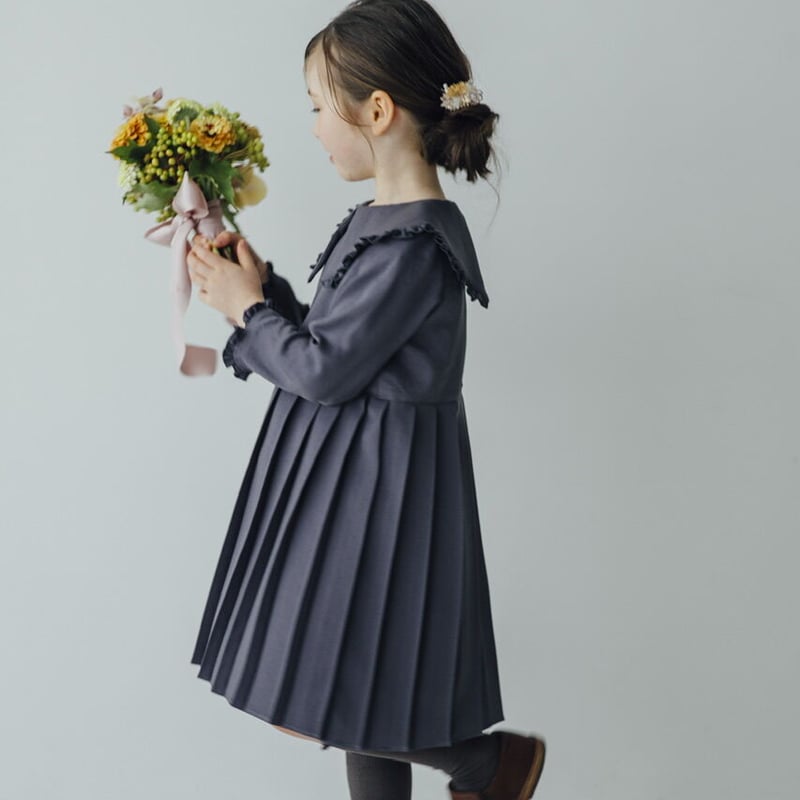 ワンピース june-littlecloset Lily / mat navy junelittlecloset Lily / mat navy Lily / mat navy | june
