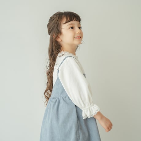Camisole dress / Washed denim