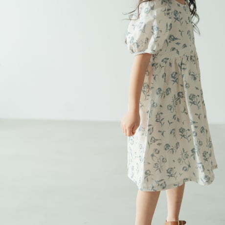 Summer cinnamon dress / Pale bloom
