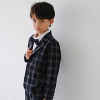 Tailored jacket / navy check