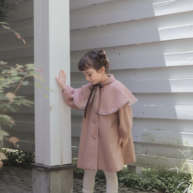 Doll cape coat / old rose | june -little closet-