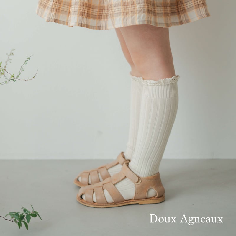 Collegien / Joséphine - Lace-Trim Ribbed Knee-h