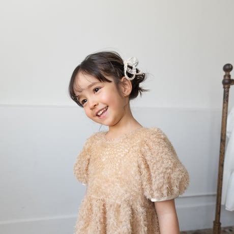Anniversary dress / pink beige