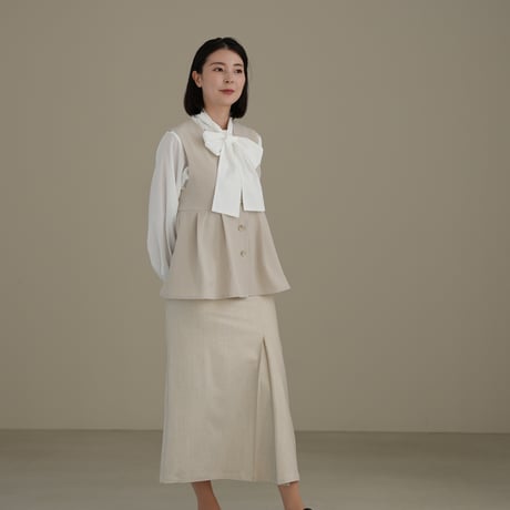 ladies Gilet / beige