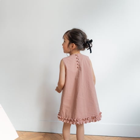 Cloudy dress / coral