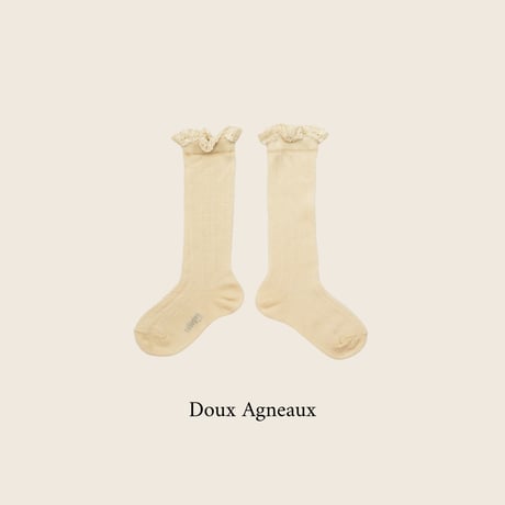 Collegien / Marie-Anaïs Lightweight Knee-high Socks with Lace Frill