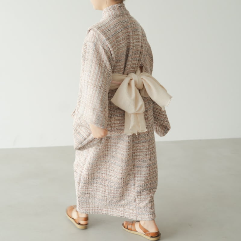 Yukata / Summer tweed - Pink | june -little clo