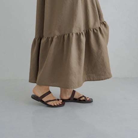 ladies Summer dress / Sand brown