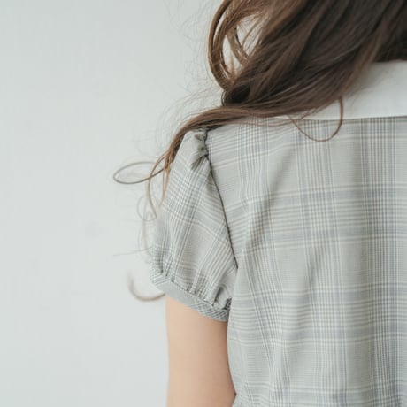 Emily dress / Quiet gray check