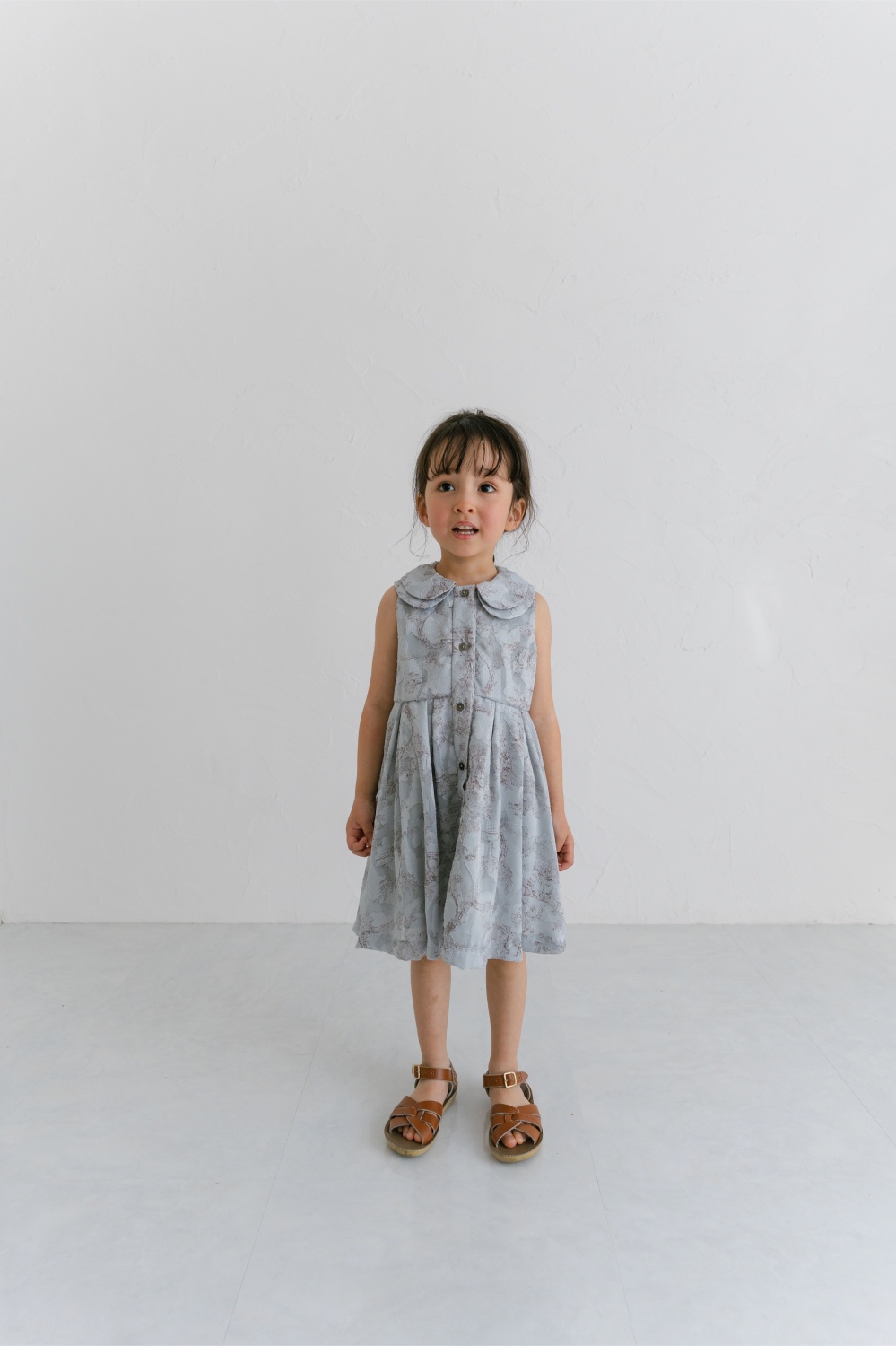 Lala dress / toile de jouy - blue | june -littl