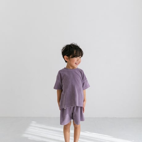Pile tee / grape