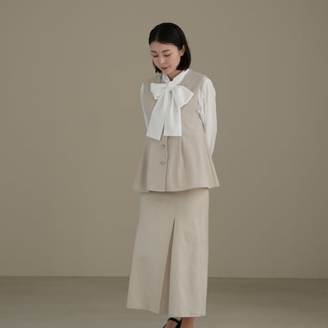 ladies Gilet / beige