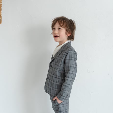 Tailored jacket / grey check