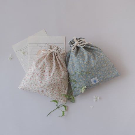 Drawstring bag / little flower