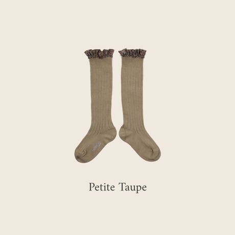 Collegien / Elisabeth - Liberty Ruffle Ribbed Knee-high Socks