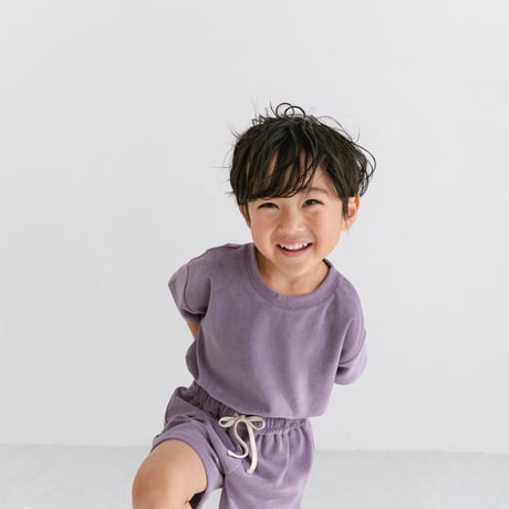 Pile tee / grape