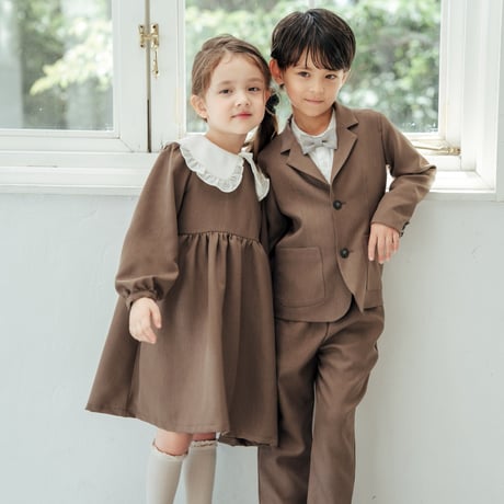 Tailored jacket / milk cocoa