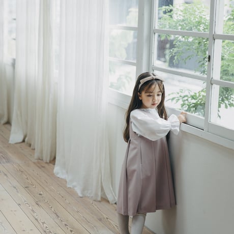 kids Wide jumper skirt / pink