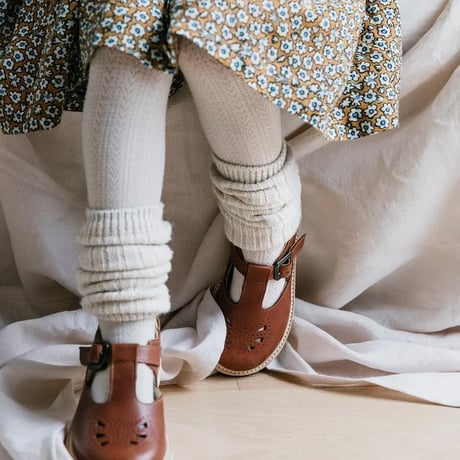 Collegien / Angélique- Pointelle Merino Wool Tights