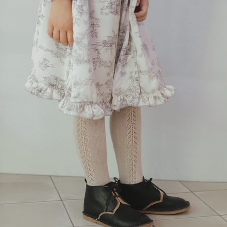 Winter sailor dress / toile de jouy - ivory