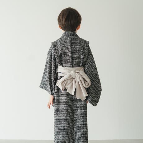 Yukata / Summer tweed - Black