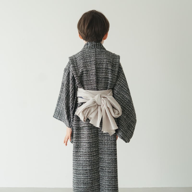 Yukata / Summer tweed - Black | june -little cl