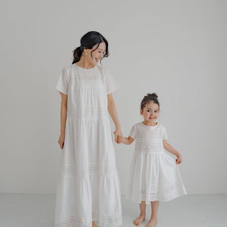 ladies Kouglof dress / White