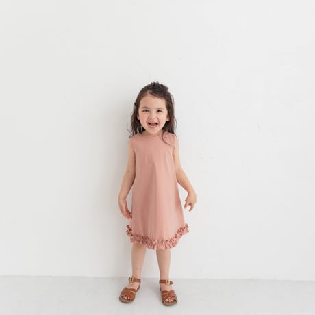Cloudy dress / coral