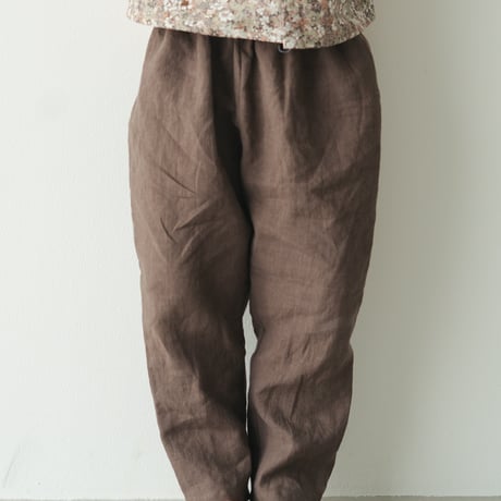 Sarrouel pants / Charcoal brown