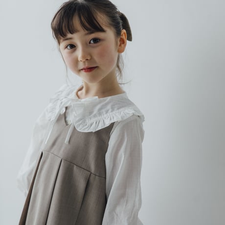 kids Wide jumper skirt / beige