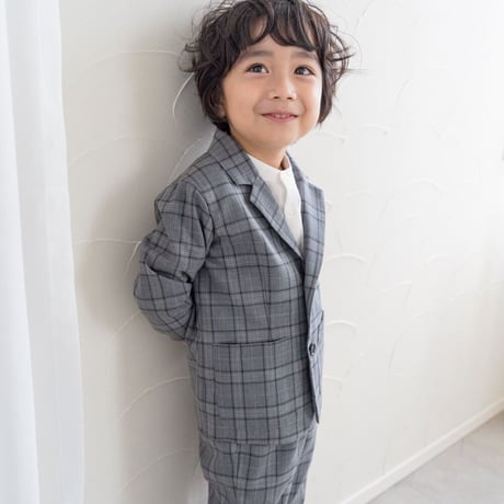 Tailored jacket / grey check