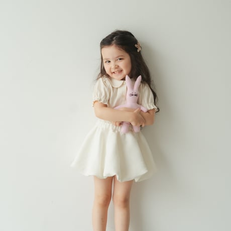 Balloon skirt / Milk